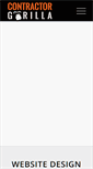Mobile Screenshot of contractorgorilla.com
